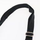 Salvatore Ferragamo Gancini Shoulder Bag Leather Black Silver Auth BA7535-8