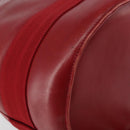 Salvatore Ferragamo Vala Shoulder Bag Leather Red Gold Auth BA7536-16