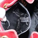 Salvatore Ferragamo Vala Shoulder Bag Leather Red Gold Auth BA7536-22