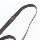 Salvatore Ferragamo Gancini Sophia Bag Leather 2way Dark Brown Gold Auth BA7538-15