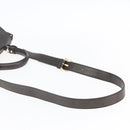 Salvatore Ferragamo Gancini Sophia Bag Leather 2way Dark Brown Gold Auth BA7538-8