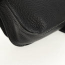 Chloe Mercy Waist Bag Leather Black Gold Auth BA7541-17