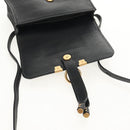 Chloe Mercy Waist Bag Leather Black Gold Auth BA7541-9