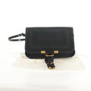 Chloe Mercy Waist Bag Leather Black Gold Auth BA7541-12