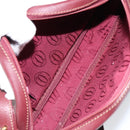 CARTIER Must Line Shoulder Bag Leather Bordeaux Gold Auth BA7547-11