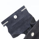 Salvatore Ferragamo Hand Bag Suede Black Silver Auth BA7548-15