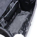 Salvatore Ferragamo Hand Bag Suede Black Silver Auth BA7548-17