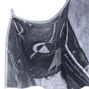 Salvatore Ferragamo Hand Bag Suede Black Silver Auth BA7548-19