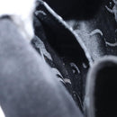 Salvatore Ferragamo Hand Bag Suede Black Silver Auth BA7548-20