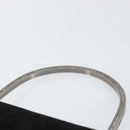 Salvatore Ferragamo Hand Bag Suede Black Silver Auth BA7548-8