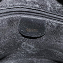GUCCI Bamboo Hand Bag Leather 2way Black Gold 001 3444 1638 Auth BA755-18