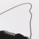 Stella MacCartney Chain Falabella Bag Polyester Black Silver 371223 Auth BA7551-14