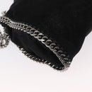 Stella MacCartney Chain Falabella Bag Polyester Black Silver 371223 Auth BA7551-17