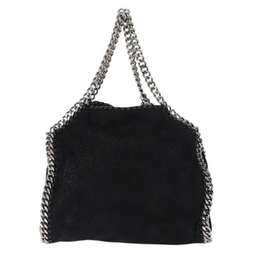 Stella MacCartney Chain Falabella Bag Polyester Black Silver 371223 Auth BA7551 - 0