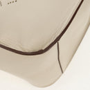 Stella MacCartney Shoulder Bag Leather Beige gold Auth BA7552-10