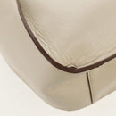 Stella MacCartney Shoulder Bag Leather Beige gold Auth BA7552-15