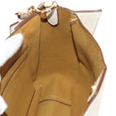 Stella MacCartney Shoulder Bag Leather Beige gold Auth BA7552-19