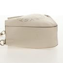 Stella MacCartney Shoulder Bag Leather Beige gold Auth BA7552-3