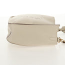 Stella MacCartney Shoulder Bag Leather Beige gold Auth BA7552-4