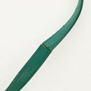 SAINT LAURENT Y Line Petit Kabas Bag Leather Green Gold 311210 Auth BA7553-9