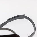 CELINE Trapeze Medium Hand Bag Leather 2way Gray Gold Auth BA7555-10