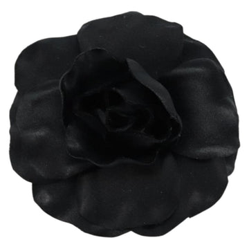 CHANEL Camelia Brooch metal Black CC Auth BA7556 - 0