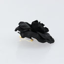 CHANEL Camelia Brooch metal Black CC Auth BA7556-5