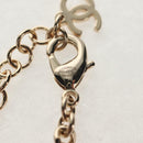 CHANEL Heart Necklace metal Silver CC Auth BA7561M-12