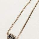 CHANEL Heart Necklace metal Silver CC Auth BA7561M-5