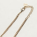 CHANEL Heart Necklace metal Silver CC Auth BA7561M-6