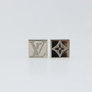 LOUIS VUITTON Bouton De Manchette Stratos Cuffs metal Silver M68252 Auth BA7567-2