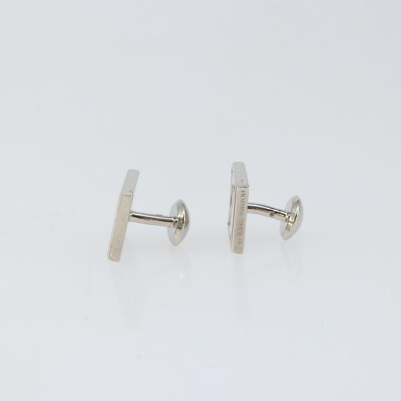 LOUIS VUITTON Bouton De Manchette Stratos Cuffs metal Silver M68252 Auth BA7567