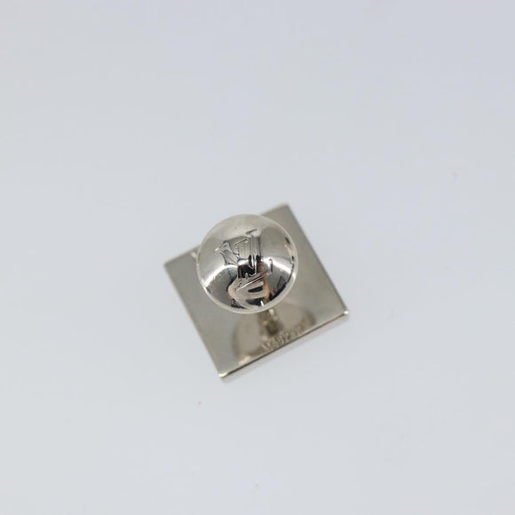 LOUIS VUITTON Bouton De Manchette Stratos Cuffs metal Silver M68252 Auth BA7567