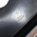 Chloe Shoulder Bag Leather Black Gold Auth BA7568-18