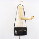Chloe Shoulder Bag Leather Black Gold Auth BA7568-23