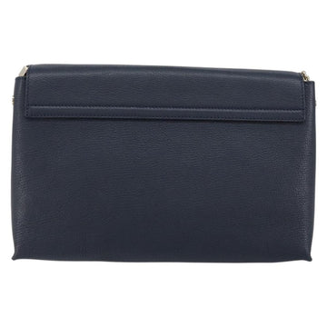 Chloe Shoulder Bag Leather Black Gold Auth BA7568 - 0