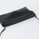 Chloe Shoulder Bag Leather Black Gold Auth BA7568-6