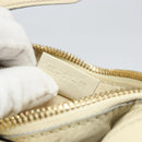 Chloe Hand Bag Leather White Gold Auth BA7569-12