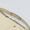 Chloe Hand Bag Leather White Gold Auth BA7569-8