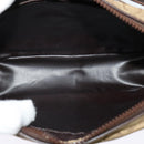 CELINE C Sulky Shoulder Bag Canvas Beige Auth BA757-11