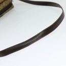 CELINE C Sulky Shoulder Bag Canvas Beige Auth BA757-7