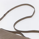 BALLY Shoulder Bag Leather Beige Gold Auth BA7570-9