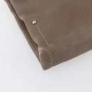 BALLY Shoulder Bag Leather Beige Gold Auth BA7570-15