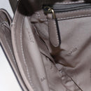 BALLY Shoulder Bag Leather Beige Gold Auth BA7570-22