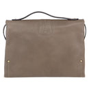 BALLY Shoulder Bag Leather Beige Gold Auth BA7570-2