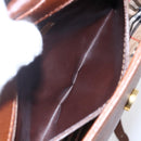 Burberrys Shoulder Bag Leather Gold Brown Auth BA7571-11