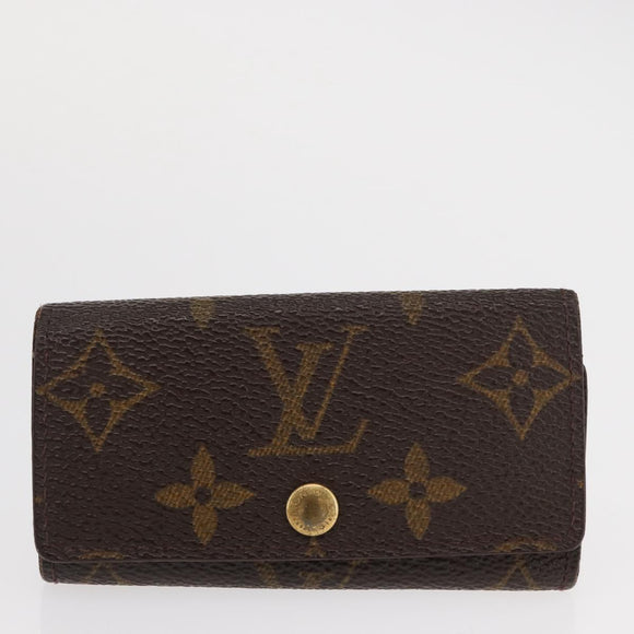 LOUIS VUITTON Monogram Pouch 2 Set LV Auth BA7575