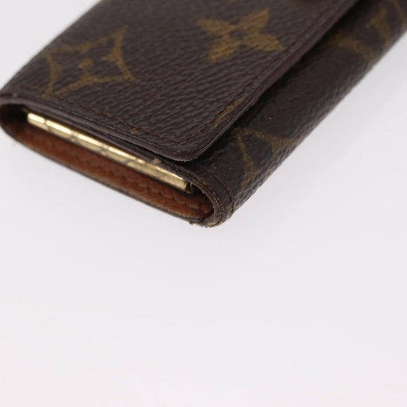 LOUIS VUITTON Monogram Pouch 2 Set LV Auth BA7575