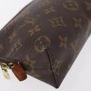 LOUIS VUITTON Monogram Pouch 2 Set LV Auth BA7575-7