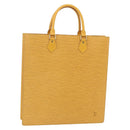 LOUIS VUITTON Epi Sac Plat Hand Bag Yellow M52079 LV Auth BA7577-1